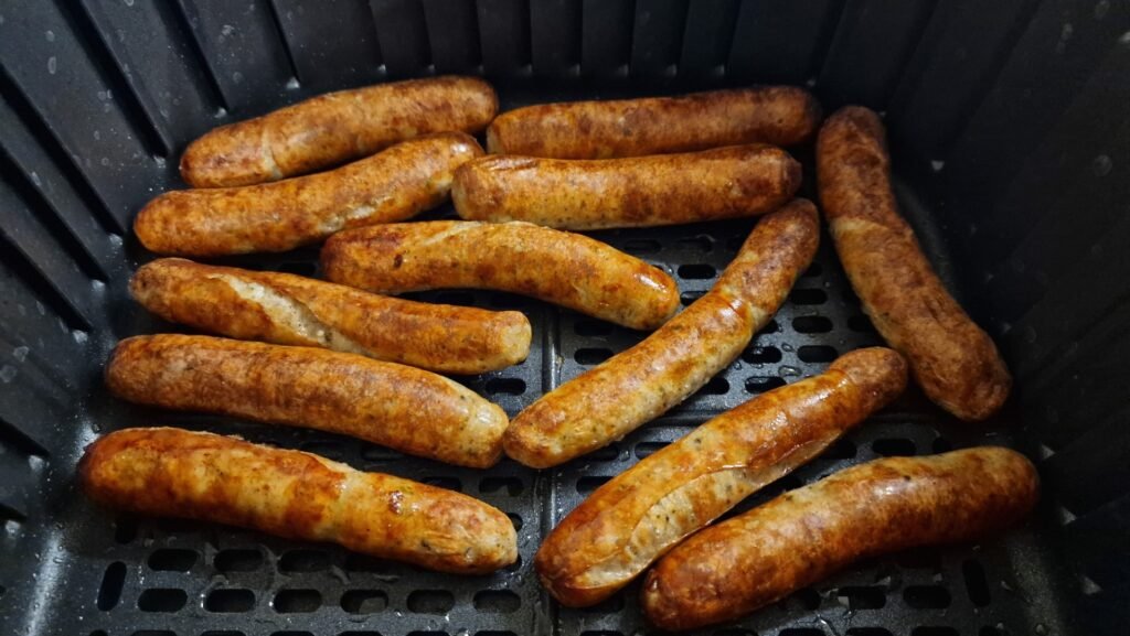 salchichas a la parrilla en freidora de aire 2