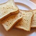 Pan tostado hecho en freidora de aire