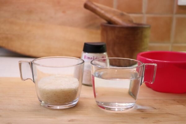 Preparación de arroz airfryer