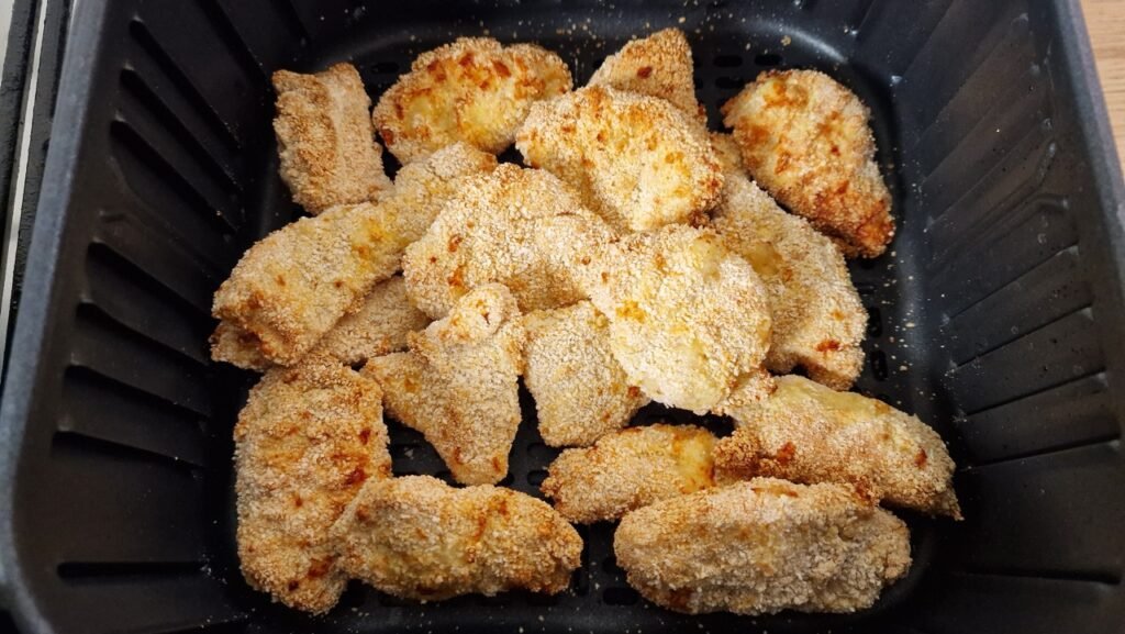 Preparación de nuggets de pollo 6