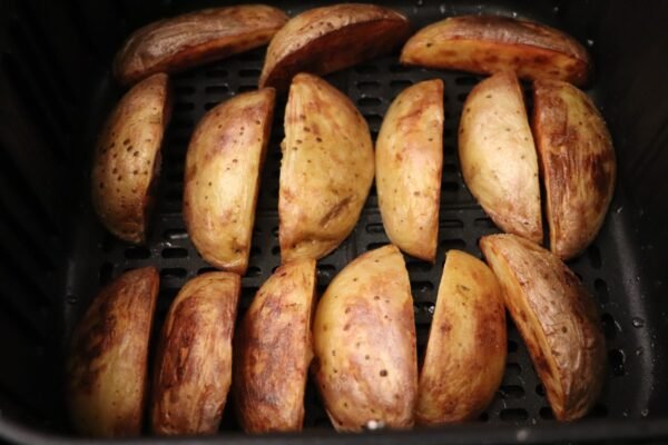 Preparación de patatas asadas en airfryer 4