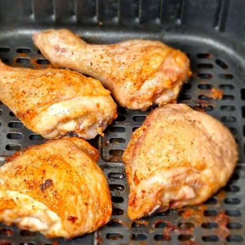 muslos de pollo en airfryer