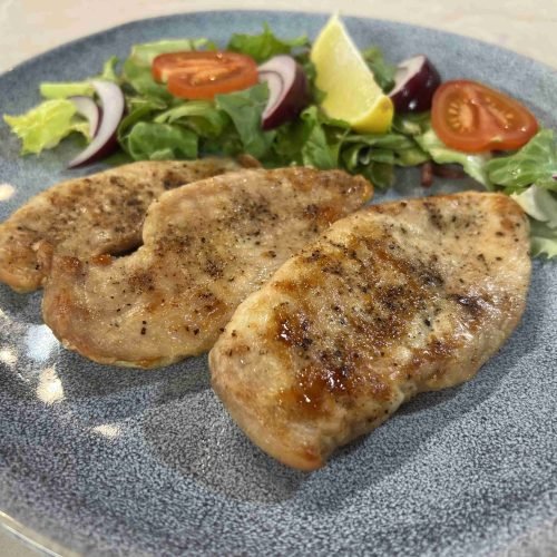 Sencilla pechuga de pollo en freidora de aire