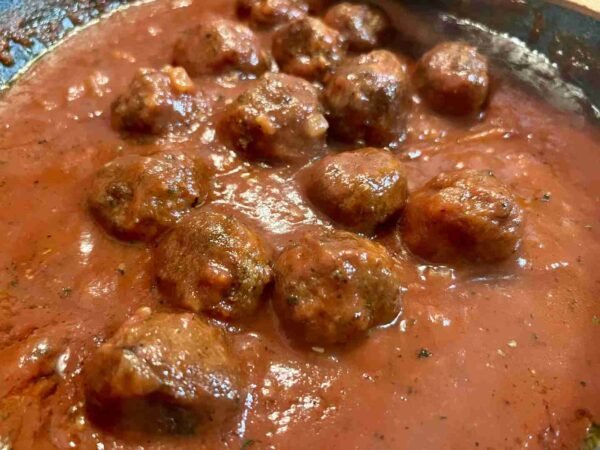 Albondigas con tomate en la freidora de aire 67