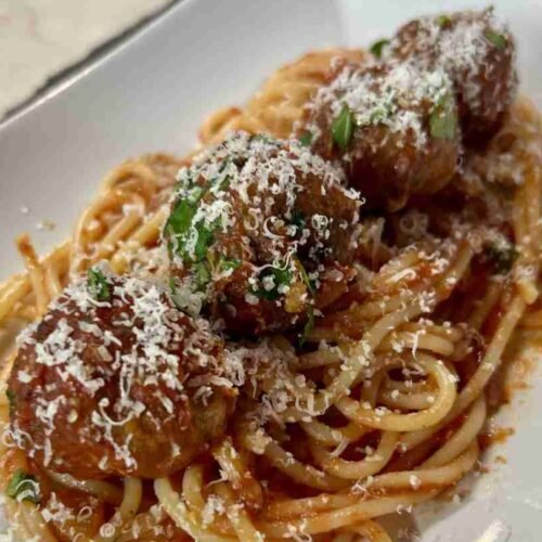 Albondigas con tomate en la freidora de aire 92