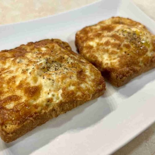 Toast con huevo en la airfryer