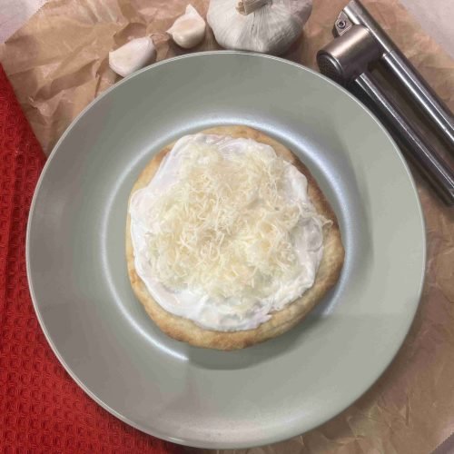 Lángos en freidora de aire