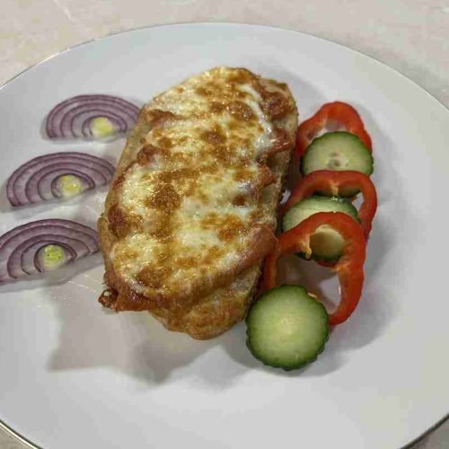 Tosta de jamón en la airfryer