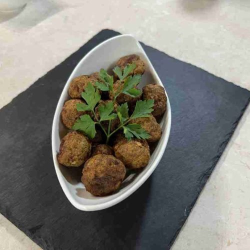 Albóndigas alemanas (Hackbällchen)