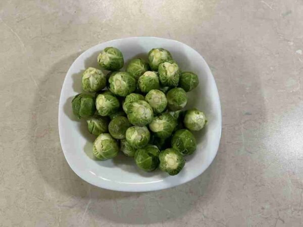 Coles de Bruselas con parmesano en la airfryer 03